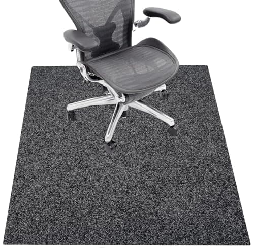 Office Chair Mat for Hardwood Floor,120x90cm Rectangular Desk Chair Floor Protector Mat Rug for Gaming Rolling Chair