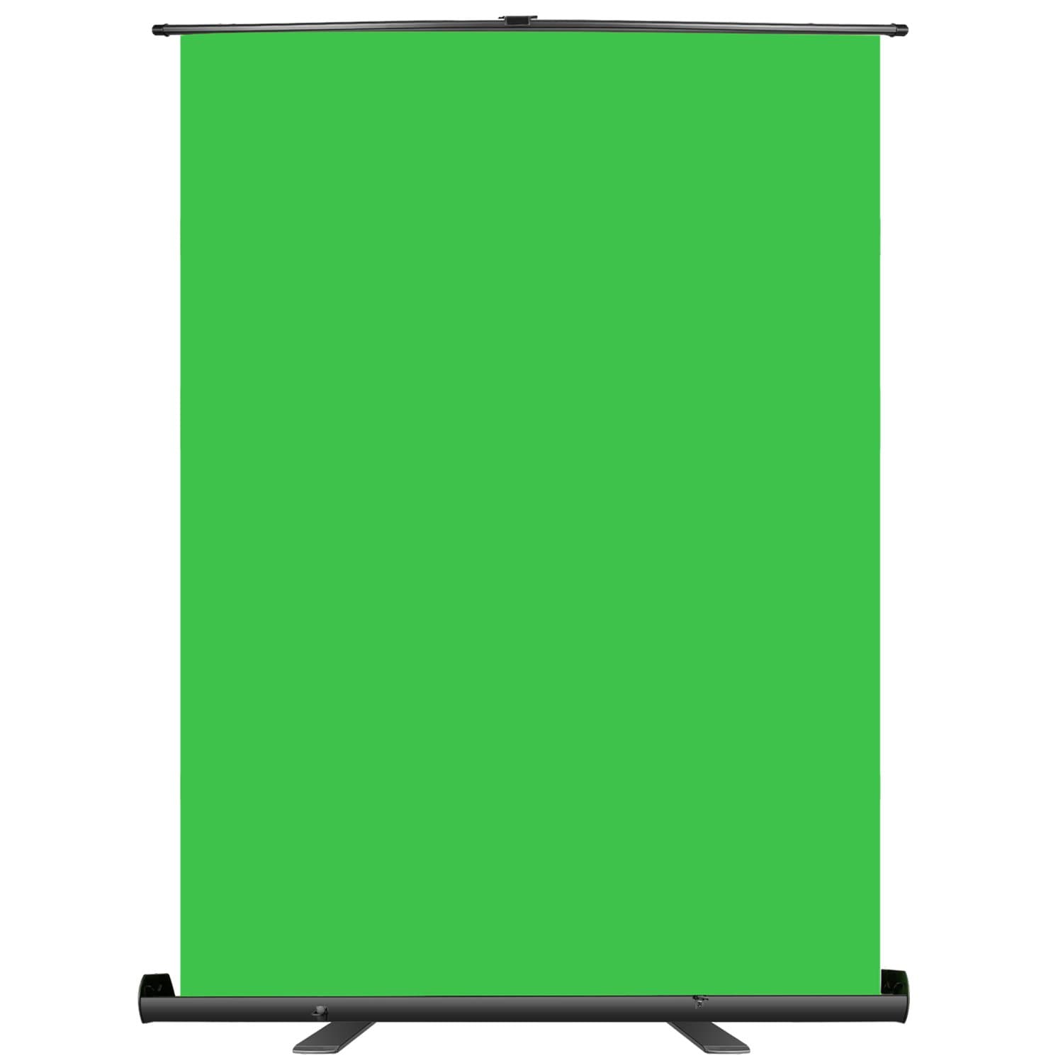 Neewer 148x180cm Green Screen Green Backdrop, Portable Collapsible Chromakey Background, Pull-up style with Auto-Locking Frame, Solid Aluminium Base for Photo Video, Live Game, Tiktok Video