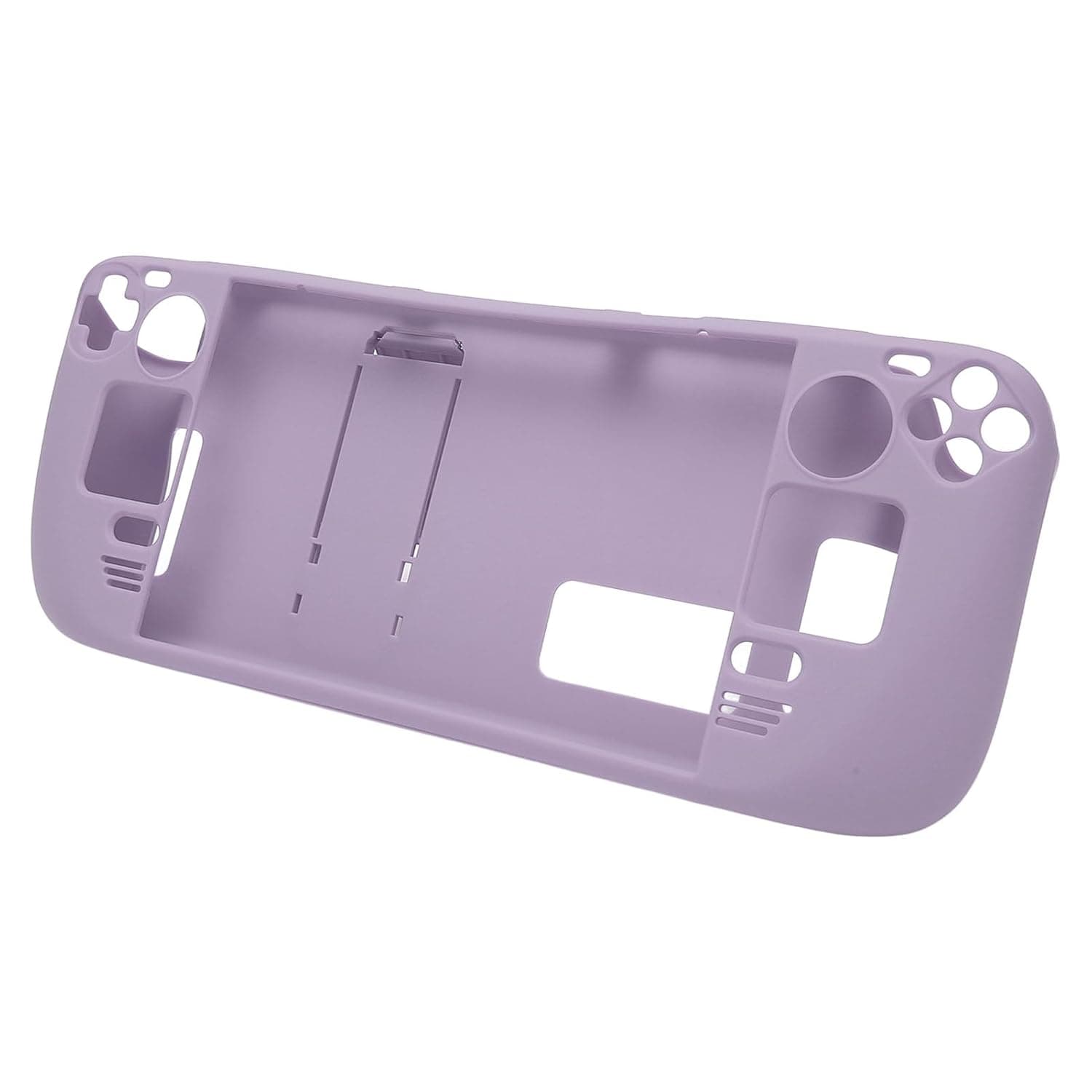 Kickstand Case for Steam Deck, Full Protective Case for Steam Deck, Shockproof, Non Slip, Anti Collision Accessories with Stand Function (Purple)