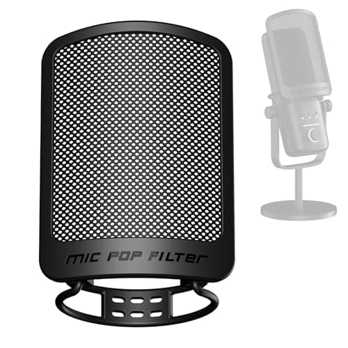 Aokeo Pop Filter for Microphone for Vocal Recording, Youtube Videos, Streaming, Compatible with Most Microphones
