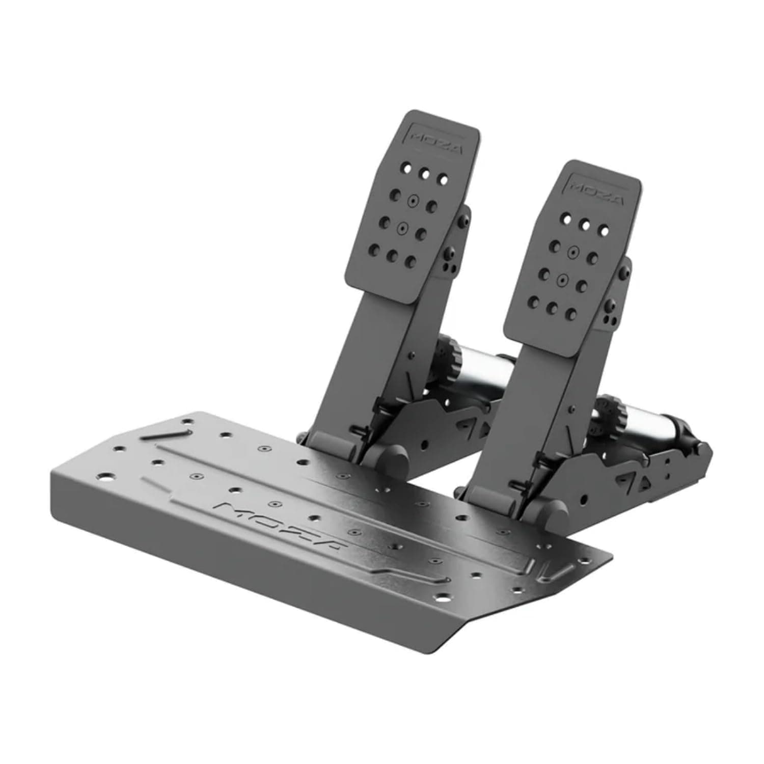 MOZA SRP2 Dual Pedals Set of Load Cell Brake and Throttle Fully Adjustable Pedal Angle Spacing and Height for PC Racing Game