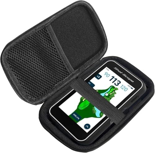 Lamshaw Compatible for Shot Scope H50 GPS Case, Hard Shell Travel and Storage Carrying Case Compatible with Shot Scope H50 GPS Handheld (Black)