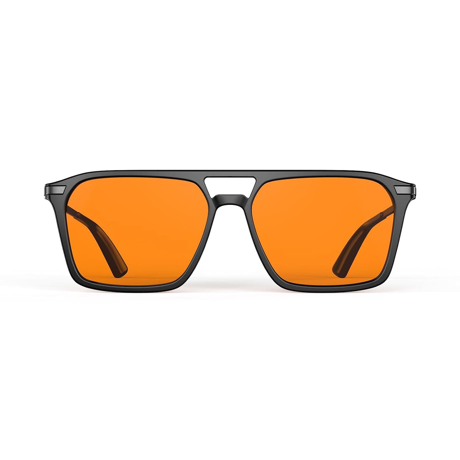 Goiteia 100% Orange Blue Light Blocking Glasses-Better Sleep | Amber Tint Gaming Glasses for Better Sleep/Eyes Strain/Light Sensitive-Ultra Light & Spring Hinges for Better Comfor