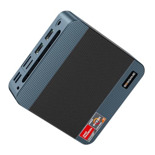 BOSGAME P3 Lite Mini PC Ryzen 7 6800H Processor(8C/16T, up to 4.7GHz) Mini Gaming Desktop PC, 32GB DDR5 1TB M.2 PCIe 4.0 SSD, Triple Display, Dual 2.5G LAN Ports, Wi-Fi 6E, BT5.2, Office PC
