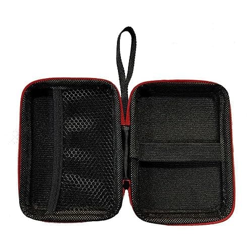 SPEPROECO Storage Bag for Miyoo Mini Plus/ANBER-NIC RG35XX Handheld Game Console Waterproof Bag with Lanyard EVA Protective Case Shockproof Organizer for Miyoo Game Console