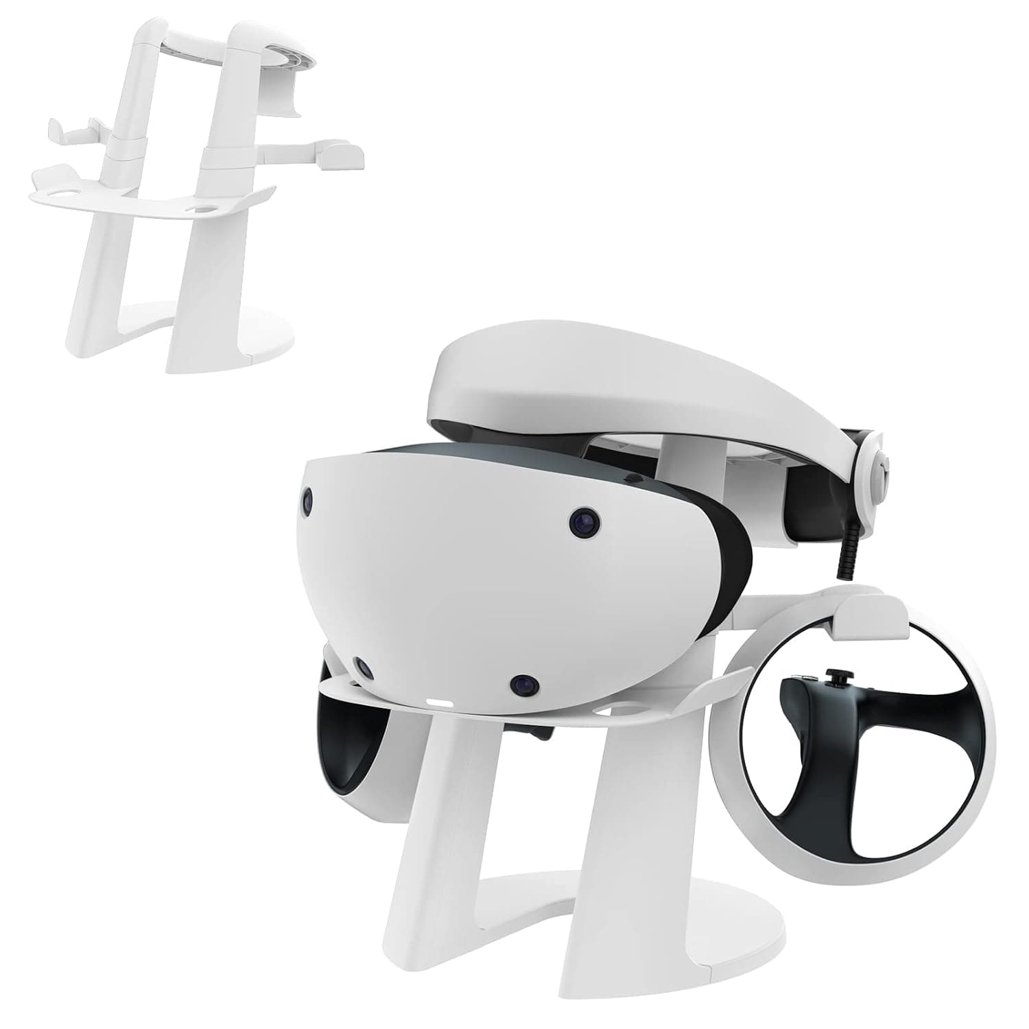 AMVR VR Headset and Touch Controllers Display Stand (White)