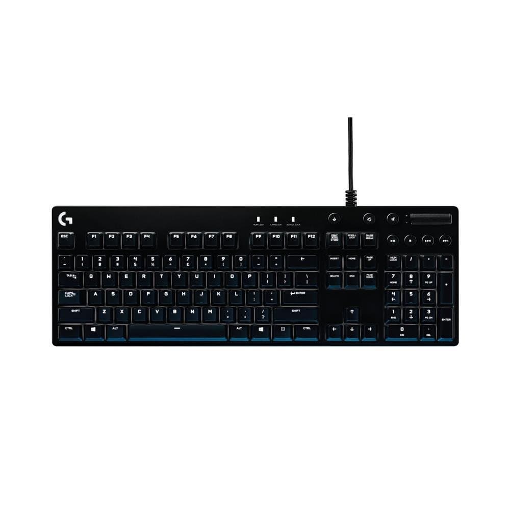 Logitech G610 Orion Red Illuminated Mechanical Gaming Keyboard (QWERTZ, German Keyboard Layout) Black