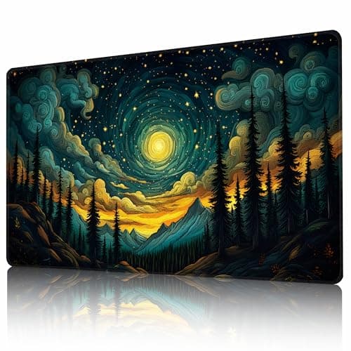 AIRCBC MTG Playmat 24" x 14" Stitched Edges Surface Battle Board Game Mat