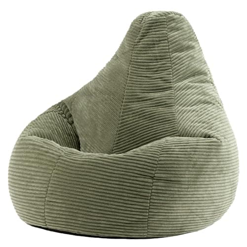 icon Dalton Cord Bean Bag with Filling Included, Green