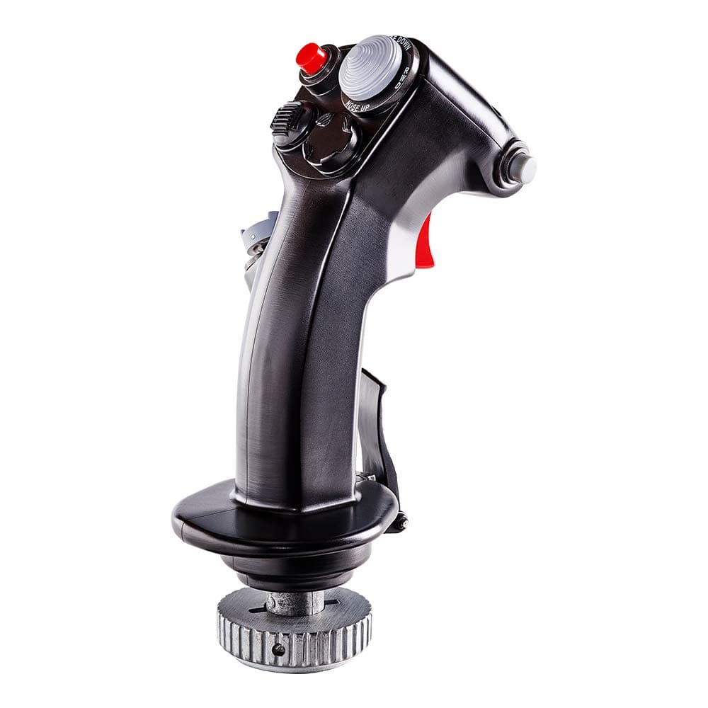 Thrustmaster F-16C Viper Add-On Grip - Realistic Flight Stick Replica for PC | 1:1 replica, 100% metal, 19 action buttons, 8-way hat, fits HOTAS Warthog, Cougar & Magnetic Base, native DCS support