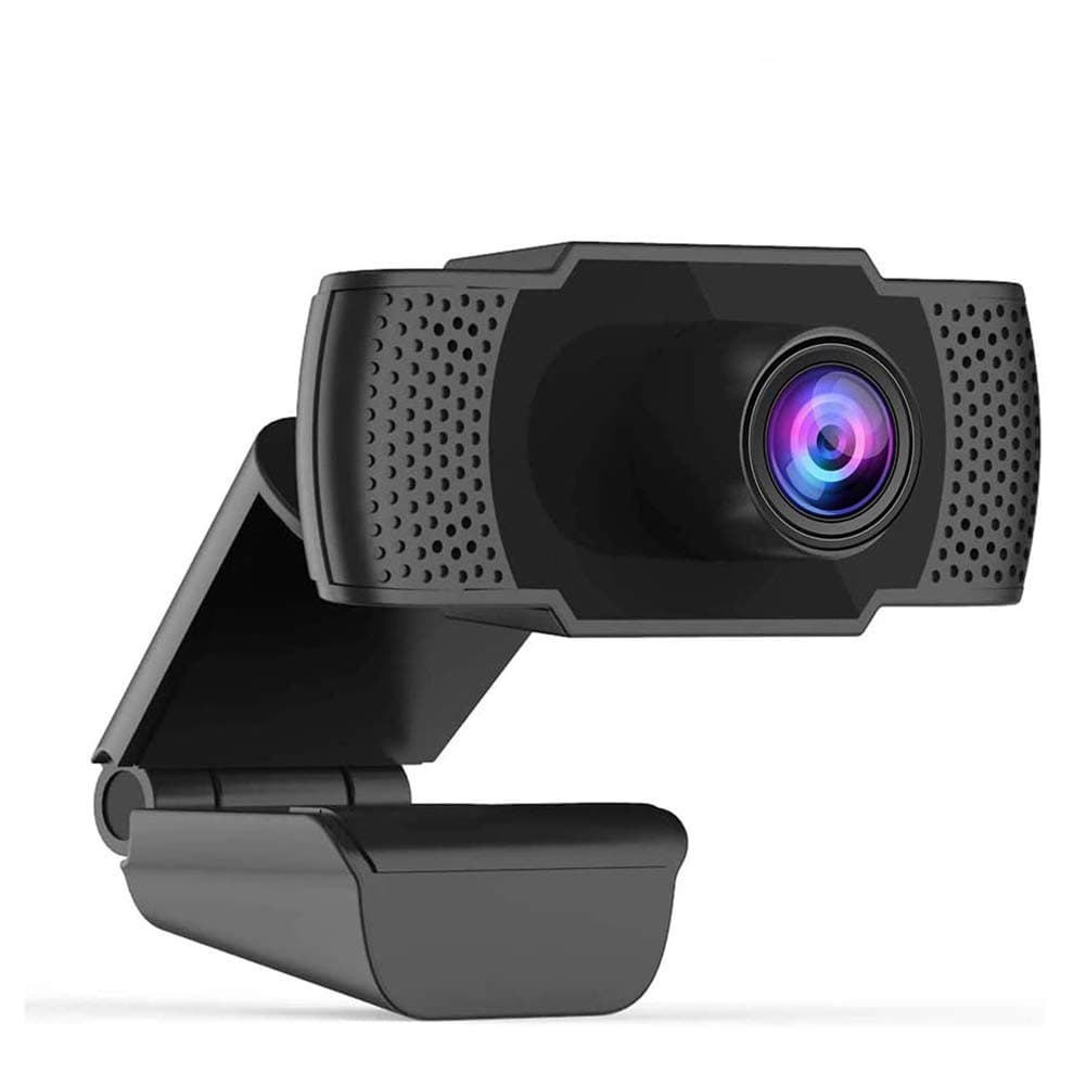 1080P HD Webcam USB Plug and Play Widescreen Built-in MIC Web Camera for PC