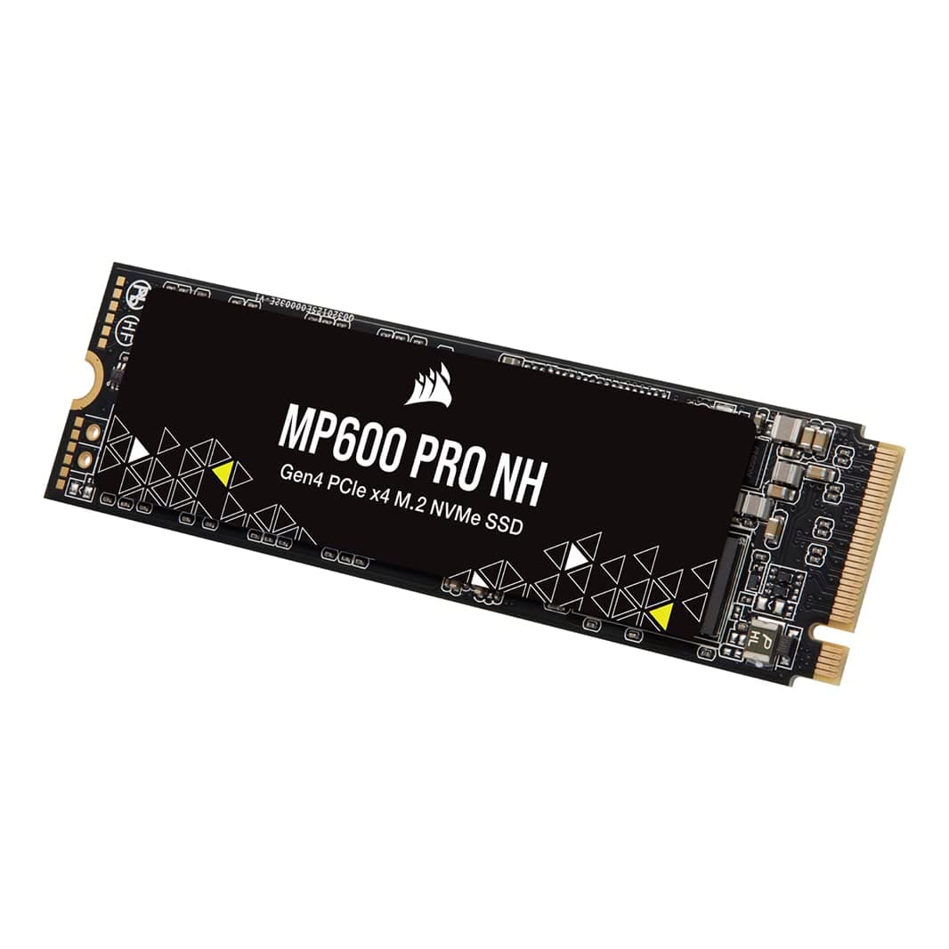 Corsair MP600 PRO NH 8TB PCIe Gen4 x4 NVMe M.2 SSD – High-Density TLC NAND – M.2 2280 – DirectStorage Compatible - Up to 7,000MB/sec - No Heatsink - Black