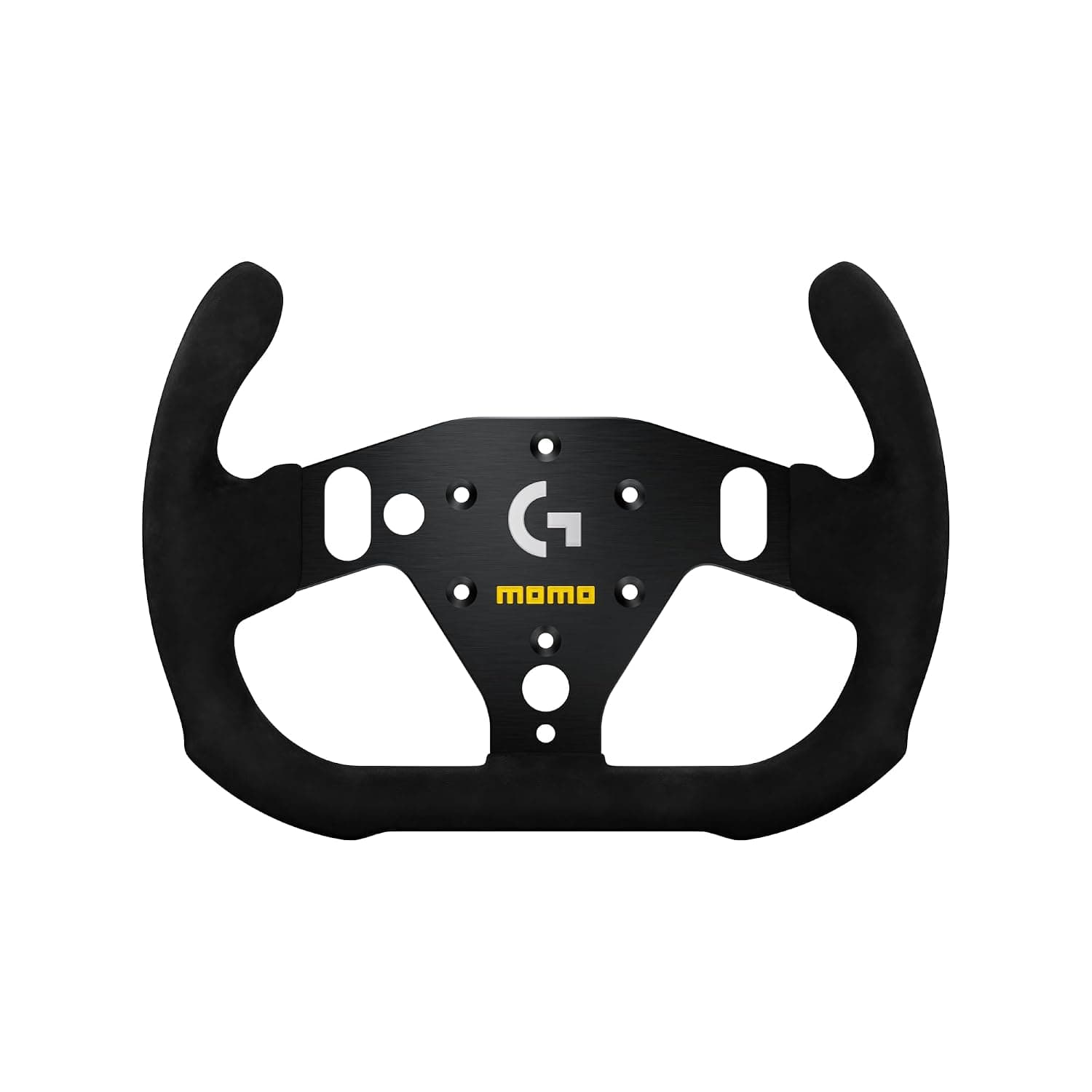 MOMO Motorsport Pro SIM Racing Wheel - 290mm Premium Microfiber Grip, Compatible with Logitech G RS Hub, Racing Simulator Accessory for Xbox Series X/S PS4 PS5 PC, Professional Grade Italian Design
