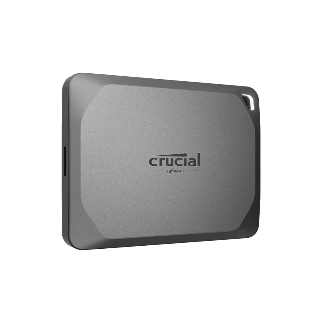 Crucial X9 Pro 4TB Portable External SSD - Up to 1050MB/s Read/Write, External Solid State Drive, IP55 Water and Dust Resistant, USB-C 3.2 - CT4000X9PROSSD902