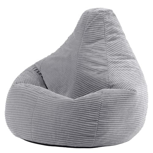 icon Dalton Cord Bean Bag with Filling Included, Grey