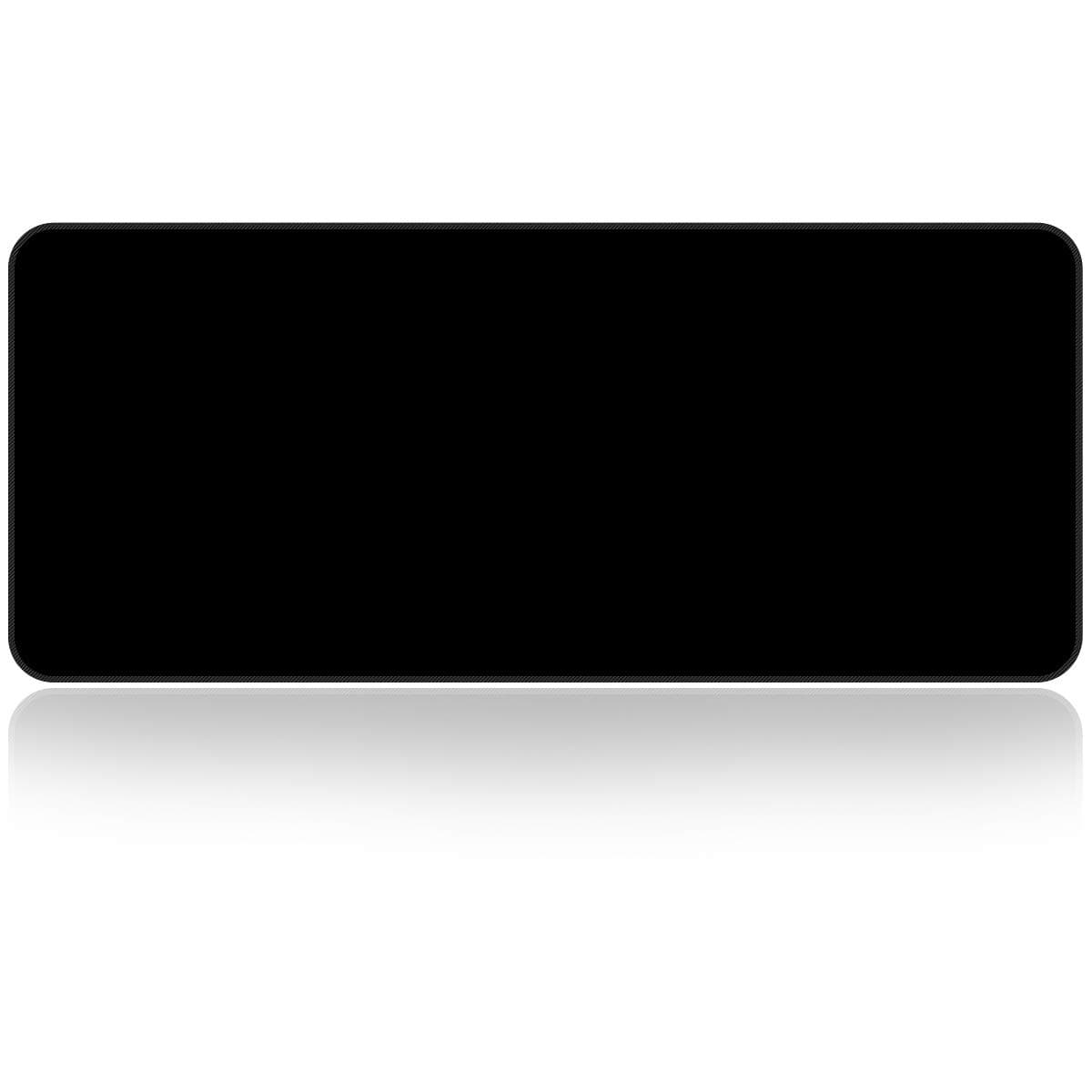 Qisan Large Gaming Mouse Pad Extended Size Mousepad for Computer Desktop PC Laptop 31.5"x11.8"x0.15" Keyboard Pad Desk Pad with Anti-Slip Rubber Base | Large Desk Mat for Keyboard and Mouse-Black