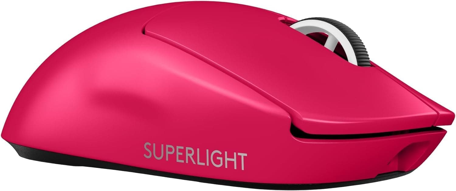 Logitech G PRO X SUPERLIGHT 2 LIGHTSPEED Wireless Gaming Mouse,USB-C Charging, PC, Mac - Pink