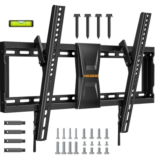 Perlegear Tilt TV Wall Bracket for 37–82 inch LCD LED TVs up to 60kg