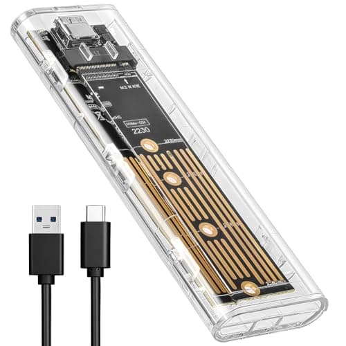 AXFEE M.2 NVMe SSD Enclosure,Tool-free USB 3.1Gen 2 NVMe-External Enclosure