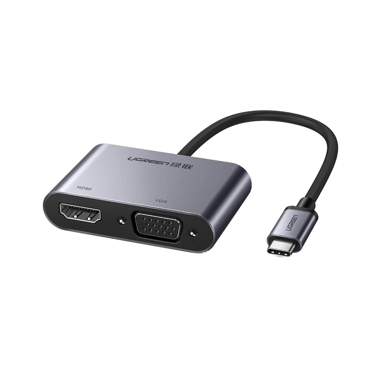 UGREEN USB-C to HDMI and VGA Adapter 4K