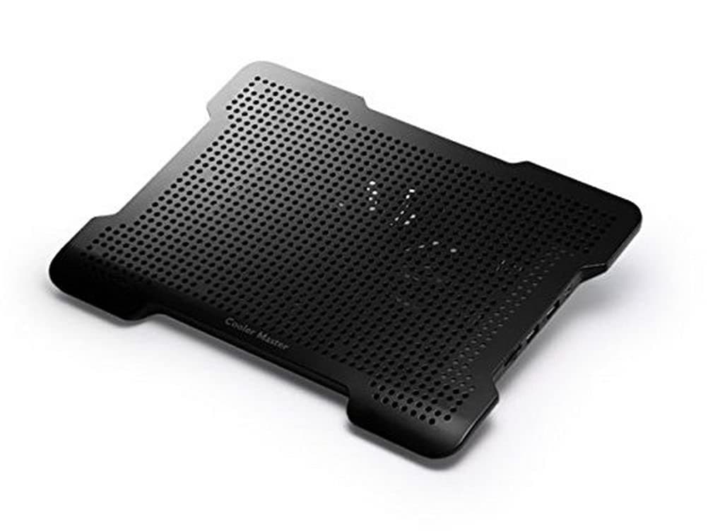 Cooler Master NotePal X-LITE II Laptop Cooler - Lightweight & Ergonomic Design, Quiet 140mm Fan with Manual Speed Controller, Perforated Metal Plate, Compatible with Notebooks up to 15.6 Inches, (R9-NBC-XL2K-GP)