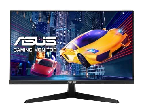ASUS VY249HGE Eye Care Gaming Monitor, 24 inch FHD (1920 x 1080), IPS, 144Hz, IPS, SmoothMotion, 1ms (MPRT), FreeSync, Eye Care technology, Blue Light Filter, antibacterial treatment