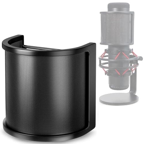 HyperX QuadCast Pop Filter - Microphone Windscreen Cover Compatible with HyperX QuadCast S USB Gaming Microphone by YOUSHARES
