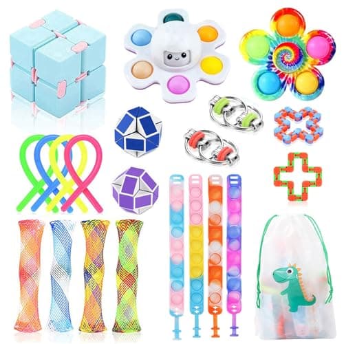 SINZUX 22 Pcs Fidget Toys Pack, Sensory Toys Set for Kids Adults