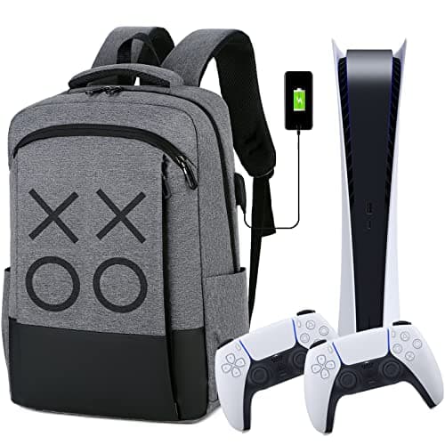DAHAKII Travel Bag/Backpack - Game Backpack Compatible with PS5/PS4 Pro/Slim/Xbox One/Series S - Game Accessories