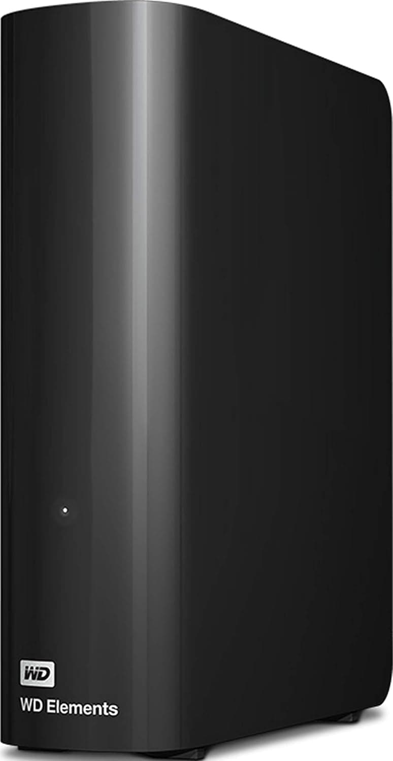 WD 8TB Elements External Hard Drive, Desktop HDD storage, USB 3.0 compatible, Fast Transfer rates, Easy add on storage for all your pictures, videos, music and documents, Black