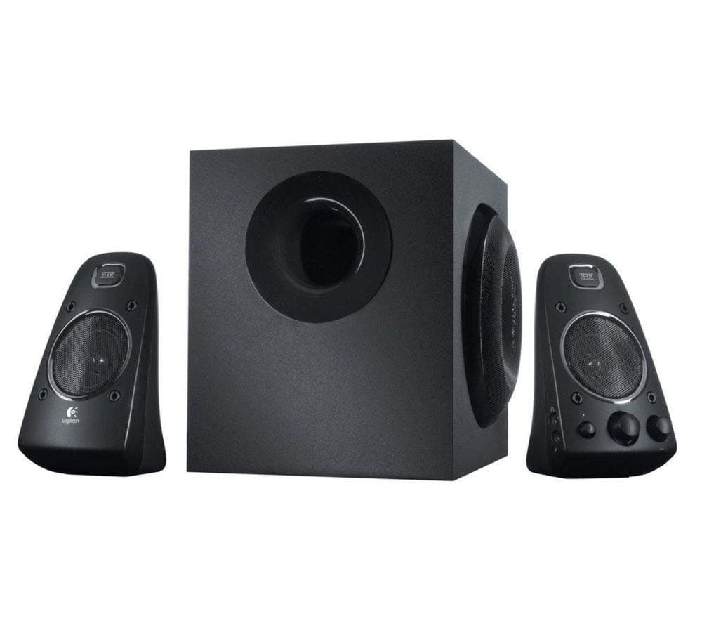 Logitech Z623 THX 2.1 Speaker System with Subwoofer | THX Certified Audio, 400W Peak, Deep Bass, Multi Device, 3.5mm & RCA, UK Plug, PC/PS4/Xbox/DVD/TV/Tablet/Smartphone