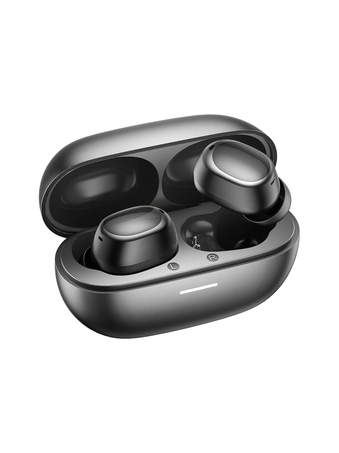QCY MeloBuds A30 True Wireless Earbuds, Adaptive ANC 60dB/5.5kHz, LDAC Hi-Res, Bluetooth 6.0, 8-Mic AI ENC, 50H battery, USB-C, IPX5, 3-device Multipoint, Low Latency Gaming, Touch Control, Black | 8 x ENC Clear Call Microphones, High Resolution LDAC Audio, Fast Charging, Triple Device Connection, IPX5 Waterproof
