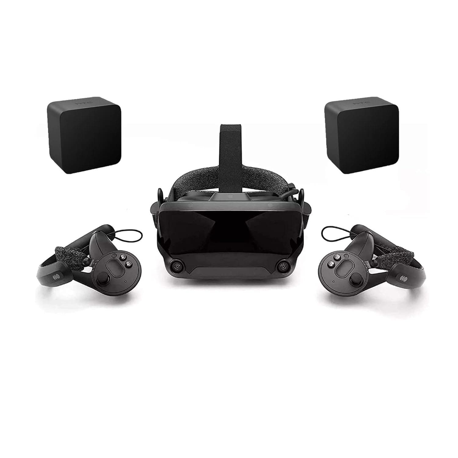 KSHAAR Valve Index Knuckles full VR Kit Headset, Base Stations Controllers steam VR games handle Compatible with HTC Vive/Vive Pro (Color : Full kit 1.0 station)