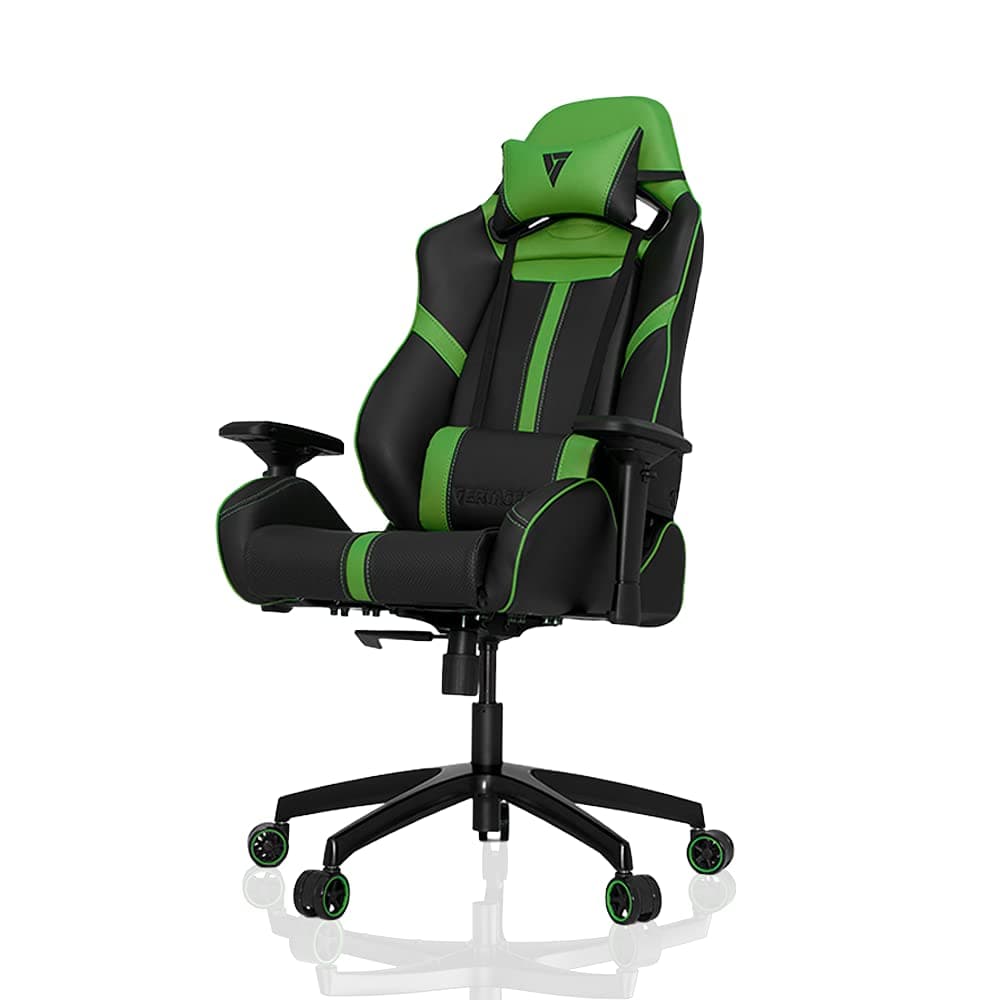 VERTAGEAR Gaming Chair, Faux Leather, Black/Green, Large VG-SL5000_GR