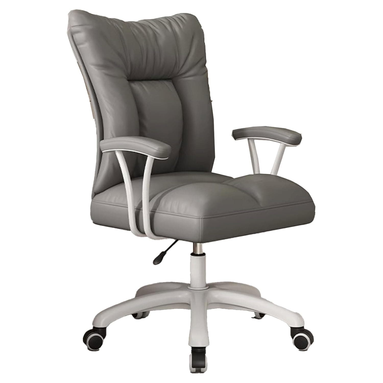 Ergonomic Gaming Chair with Silent Universal Wheels Comfortable Computer Chair for Office and Gaming (Color: Black)