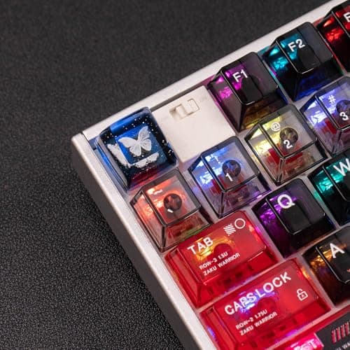 Butterfly Artisan Keycap - Cute Resin Keycaps SA Profile Custom ESC Keycap