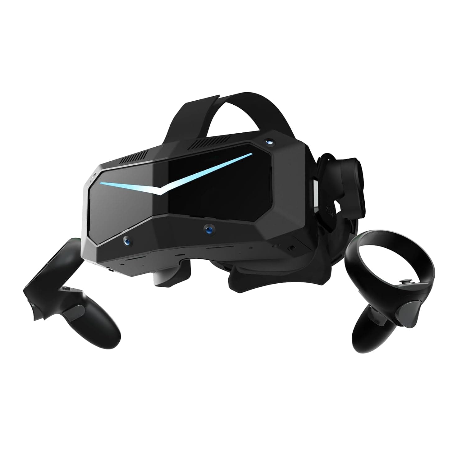 Pimax Crystal Super VR Headset & VR Glasses, Full Payment Version – 3840x3840 per eye, Ultrawide, 140° Field of View, Eye Tracking, Ultra-Sharp for Flight & Racing Simulations & Gaming