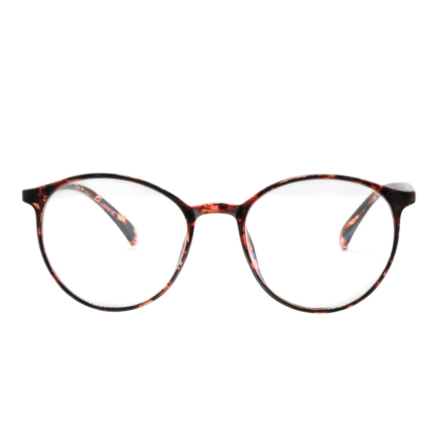 Ocushield Carson Blue Light Glasses, Tortoise | Unisex computer glasses for eye strain relief. Anti-glare screen protection. For work, gaming & reading.