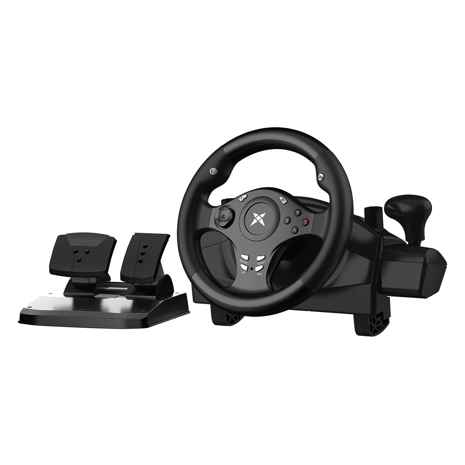 DOYO Gaming Steering Wheel with Pedals, 270 Degree PC Racing Wheel with Vibration Feedback, ​Steering Wheel for PC, PS4, PS3, Xbox One, Switch, XBOX 360, Android