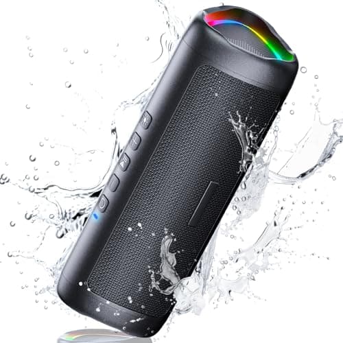 UOHHBOE 30W Bluetooth Speaker, Portable Waterproof Speaker with Deep Bass