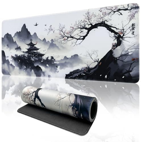 Zindoo Mouse Pad Large Desk Mat, Non-Slip XXL Mouse Mat Gaming (900x400mm)