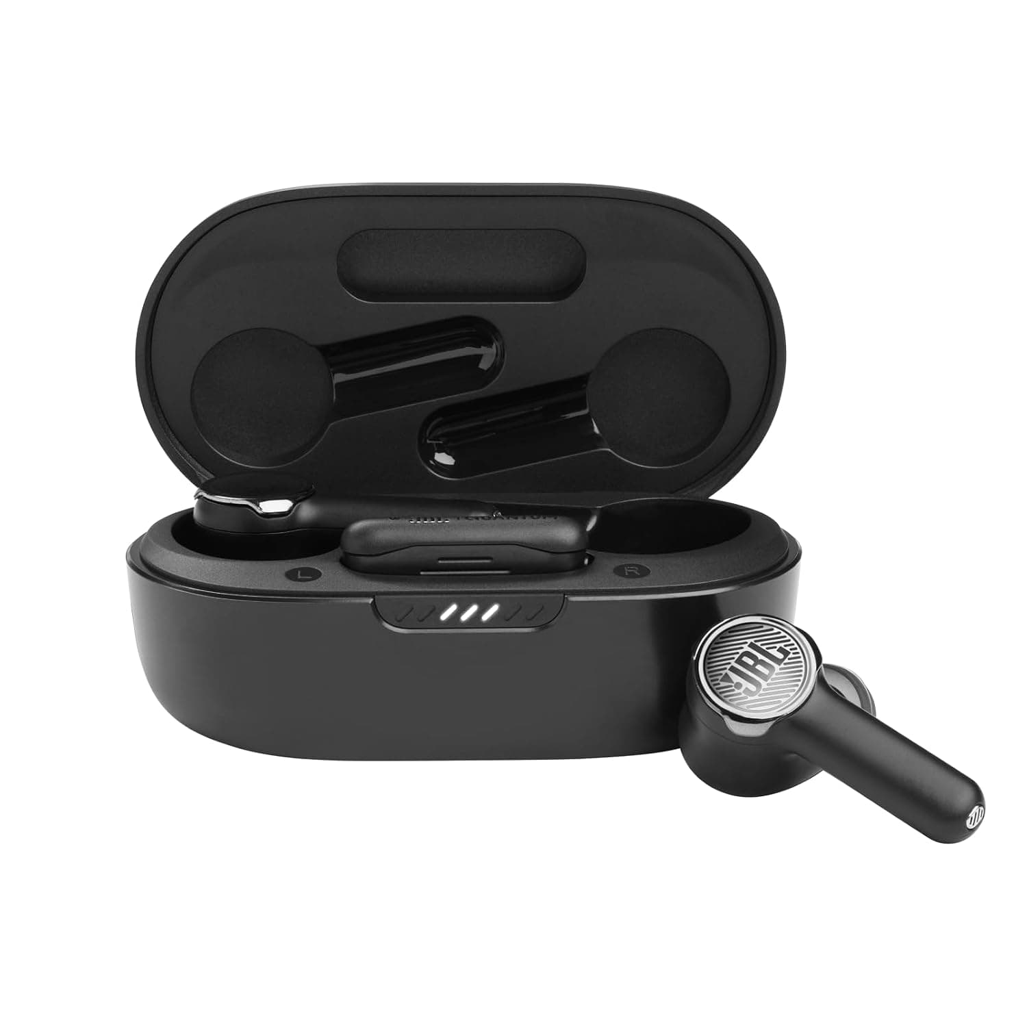 JBL Quantum TWS eSports Gaming In-Ear Bluetooth Headphones, Low Latency Noise-Cancelling Earphones with 22 Hours of Battery Life, Black | True Wireless, E-Sports, Low Latency, Noise Cancelling Bluetooth Earphones, with 22 Hours of Battery Life