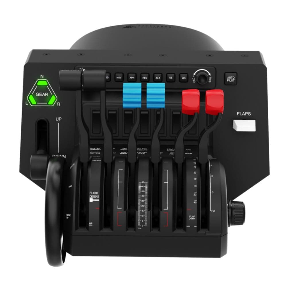 Honeycomb Aeronautical Bravo Throttle Quadrant with Auto Pilot & Annunciator Panel in aviation quality for flight simulator | Universal control system for simmer and pilots | PC [video game]
