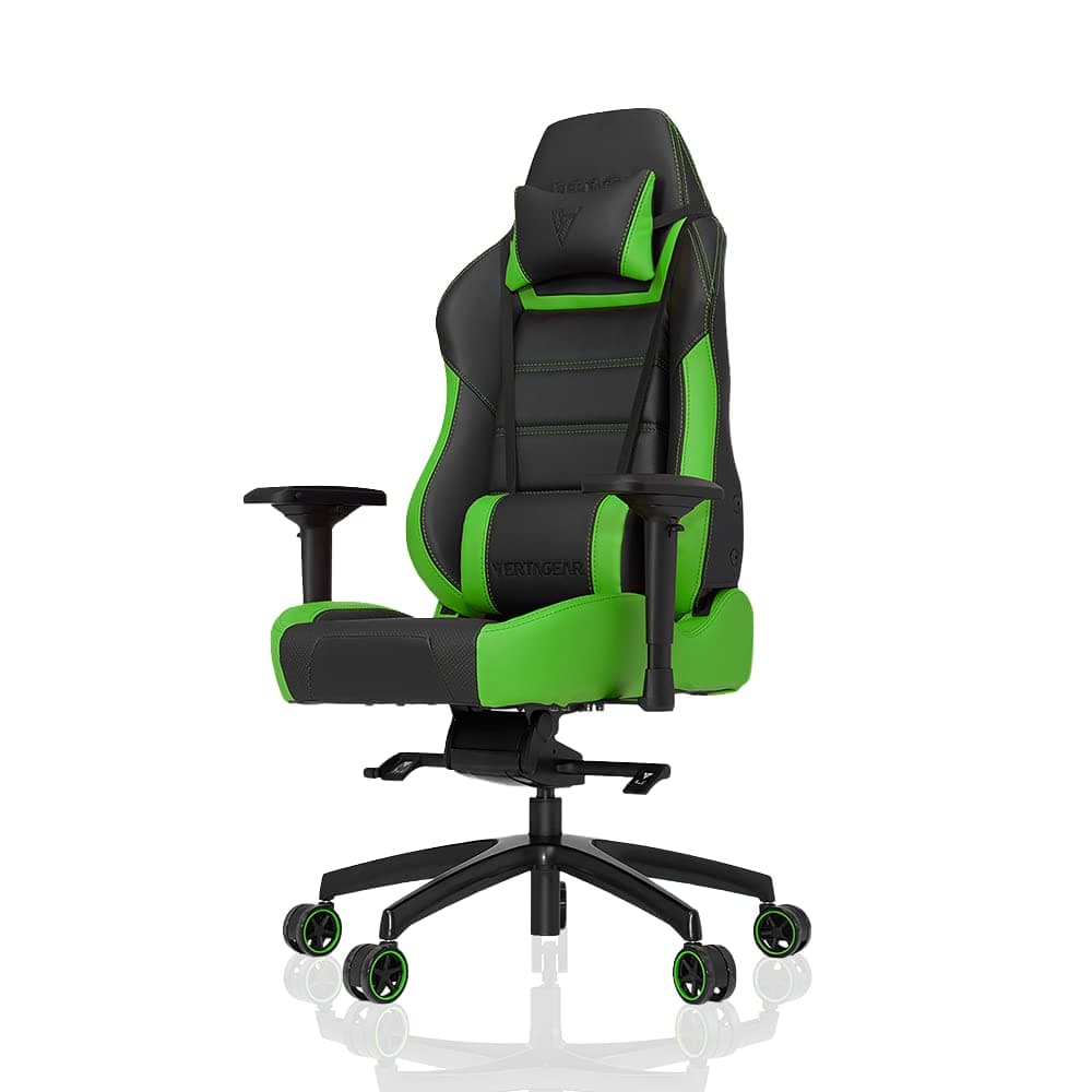 VERTAGEAR Gaming Chair, Faux Leather, Black/Green, X-Large VG-PL6000_GR