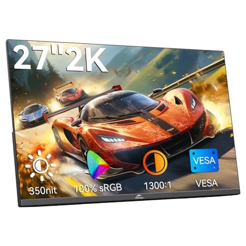 Kenowa 27 inch 100Hz Freesync Gaming Monitor 2K QHD 2560x1440 IPS Screen 100% RGB Built in Speakers& Adjustable Stand External Computer Monitor for Laptop,Windows PC,Mac,PS4,Xbox