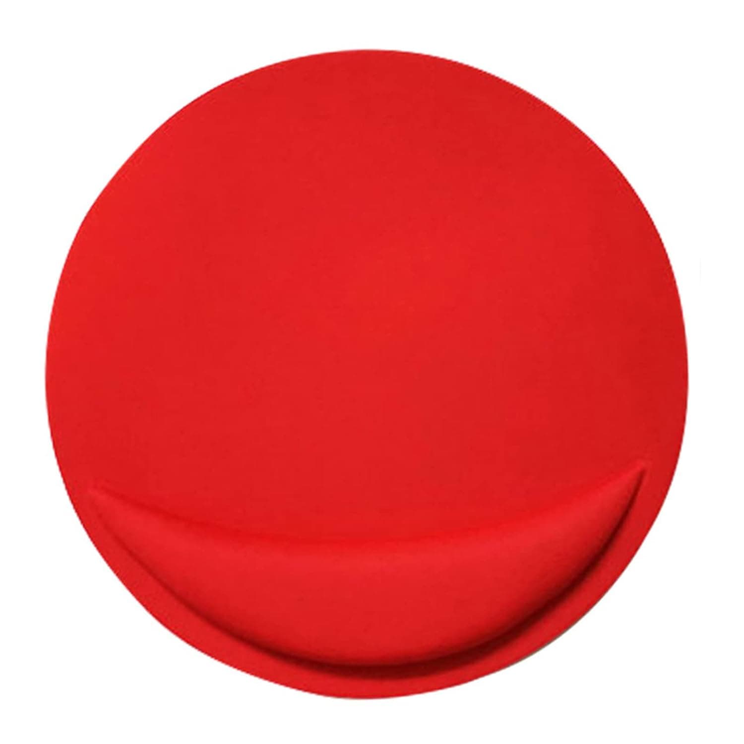 Kripyery Ergonomic Mouse Pad with Wrist Rest Support - Eliminates All Pains, Carpal Tunnel & Any Other Wrist Discomfort Non-Slip Base, Stitched Edges Red