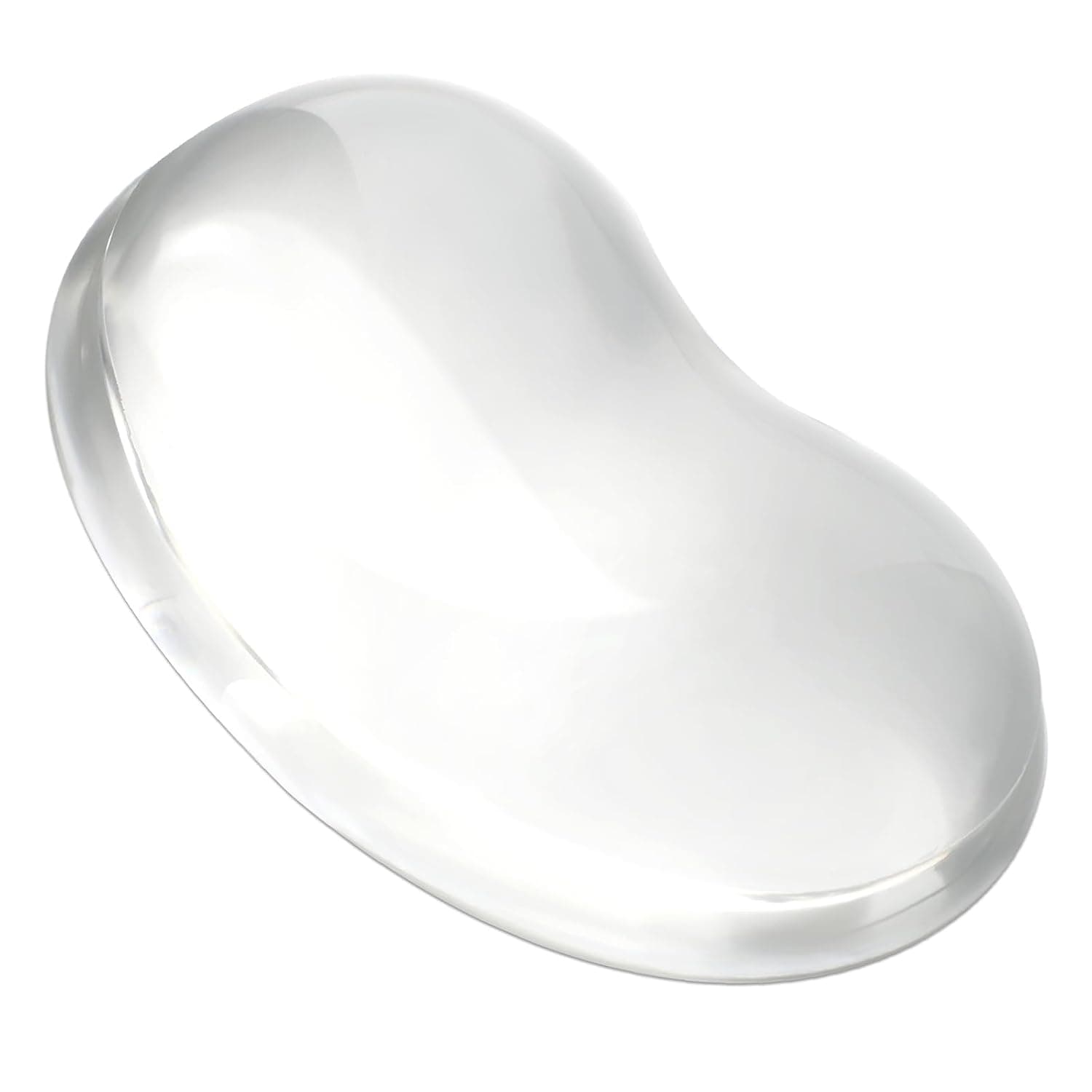 YQQYG Gel Wrist Rest Transparent Silicone Mouse Wrist Support Soft Ergonomic Wrist Pad for Mouse Computer, Laptop, Office, Home, School