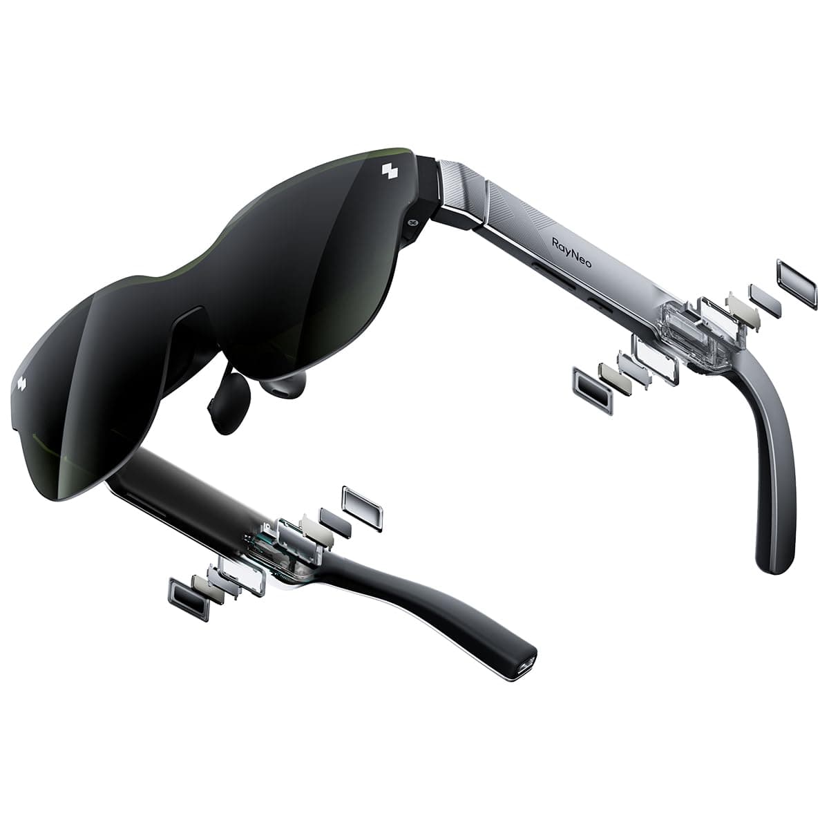 [2025 New] RayNeo Air 3s XR Glasses - AR Glasses 201" 120Hz FHD HueView Eye-Care Video Display, Smart Gaming Glasses for iPhone 16,15/Android/Mac/Switch/PS5/SteamDeck.