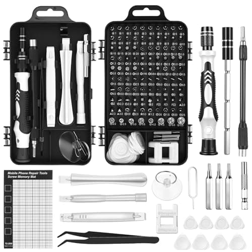 122-in-1 Precision Screwdriver Set, Electronics Laptop Repair Tool Kit, Multi-Function Mini Tool Kit for Computer Laptop Phone PC Screwdriver Set, Compatible with Phillips Torx Star Bits Set