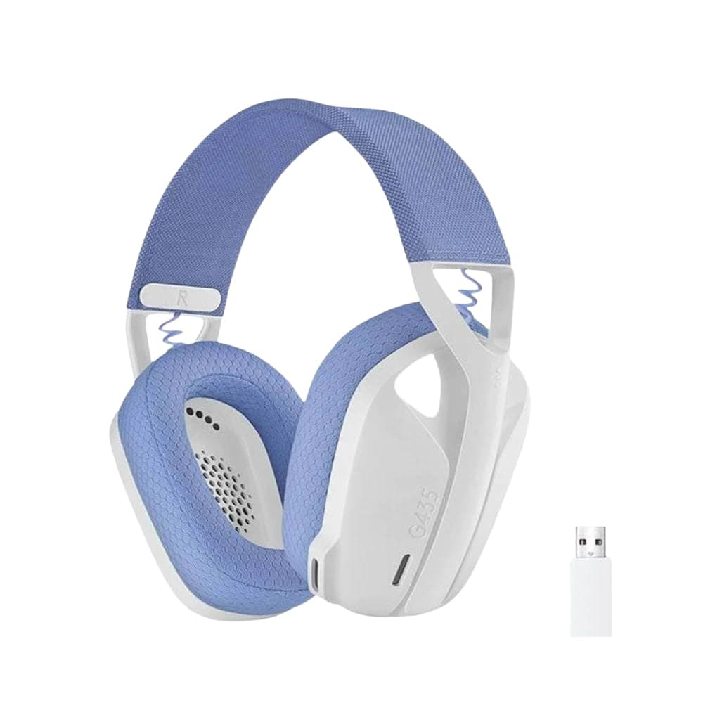 Logitech - G435 Lightspeed Wireless Gaming Headset - White